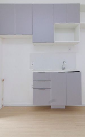Apartamento à venda com 29m², 2 quartos e sem vaga Apartamento à venda com 29m², 2 quartos e sem vagaSala - Cozinha