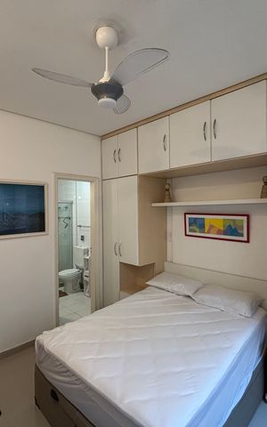 Apartamento à venda com 40m², 1 quarto e sem vagaSuíte canadense