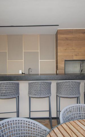 Apartamento à venda com 93m², 3 quartos e 2 vagasChurrasqueira