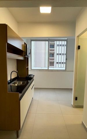 Studio para alugar com 26m², 1 quarto e sem vaga Studio para alugar com 26m², 1 quarto e sem vagaStudio