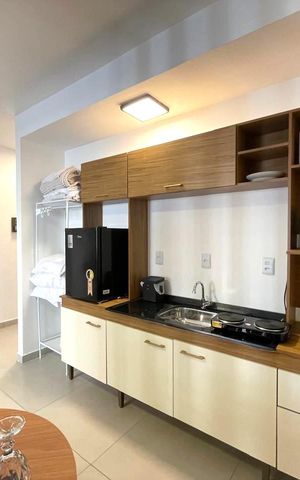 Studio para alugar com 28m², 1 quarto e sem vaga