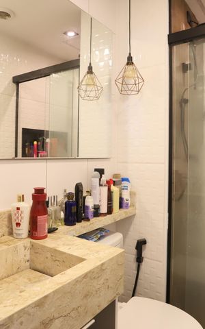 Apartamento à venda com 38m², 2 quartos e sem vaga Apartamento à venda com 38m², 2 quartos e sem vagaBanheiro