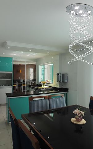 Casa à venda com 180m², 3 quartos e 2 vagasCopa e Cozinha 