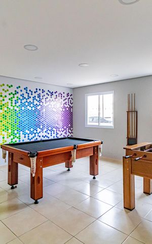 Apartamento à venda com 41m², 2 quartos e 1 vagaSalão de jogos