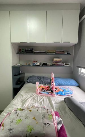 Apartamento à venda com 41m², 2 quartos e 1 vagaQuarto 2