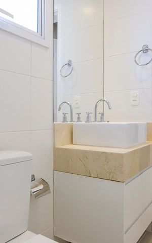 Apartamento para alugar com 135m², 3 quartos e 2 vagasBanheiro da suíte 3