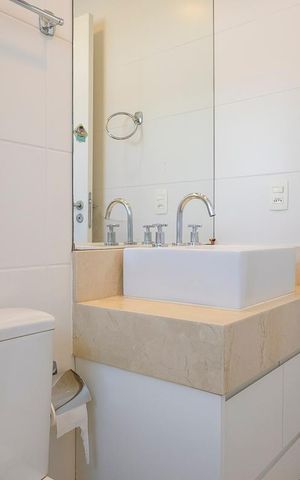 Apartamento para alugar com 135m², 3 quartos e 2 vagasBanheiro da suíte 2