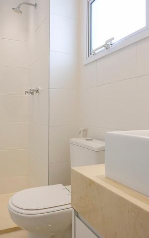 Apartamento para alugar com 135m², 3 quartos e 2 vagasBanheiro da suíte 3