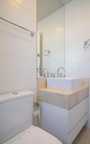 Apartamento para alugar com 135m², 3 quartos e 2 vagasBanheiro da suíte 2