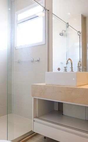 Apartamento para alugar com 135m², 3 quartos e 2 vagasBanheiro da suíte 1