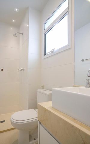 Apartamento para alugar com 135m², 3 quartos e 2 vagasBanheiro da suíte 3