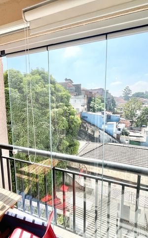 Apartamento à venda com 60m², 2 quartos e 2 vagas Apartamento à venda com 60m², 2 quartos e 2 vagasVaranda da Sala