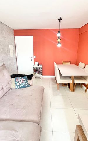 Apartamento à venda com 60m², 2 quartos e 2 vagas Apartamento à venda com 60m², 2 quartos e 2 vagasSala