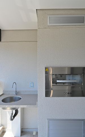 Apartamento à venda com 65m², 2 quartos e 1 vagaVaranda gourmet