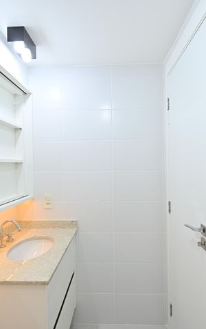 Apartamento à venda com 65m², 2 quartos e 1 vagaBanheiro da Suíte
