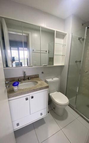 Studio à venda com 39m², 1 quarto e 1 vaga Studio à venda com 39m², 1 quarto e 1 vagaBanheiro