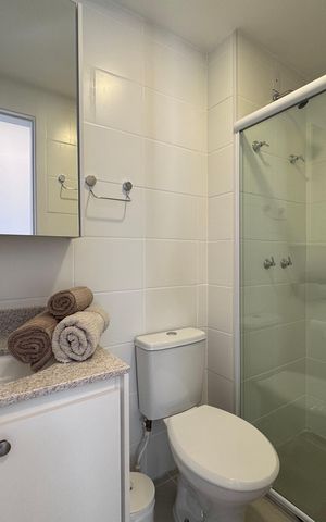 Apartamento à venda com 50m², 2 quartos e 1 vaga Apartamento à venda com 50m², 2 quartos e 1 vagaBanheiro Social