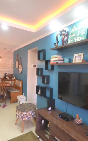 Apartamento para alugar com 70m², 2 quartos e 1 vagaSala