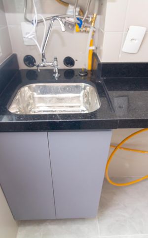 Apartamento à venda com 46m², 2 quartos e 1 vagaCozinha e Área de Serviço