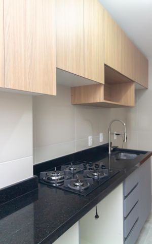 Apartamento à venda com 46m², 2 quartos e 1 vagaCozinha e Área de Serviço