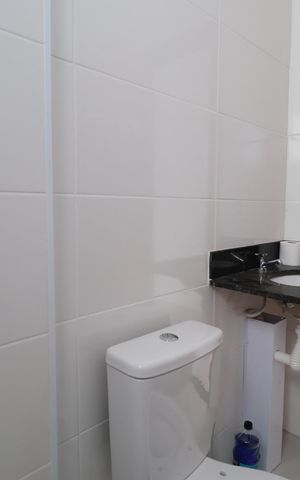 Apartamento para alugar com 57m², 2 quartos e 2 vagasBanheiro Social