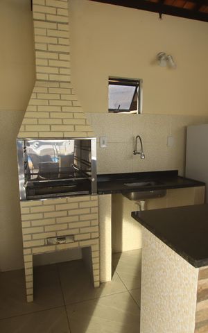 Casa de condomínio para alugar com 135m², 3 quartos e 2 vagasÁrea comum - Churrasqueira