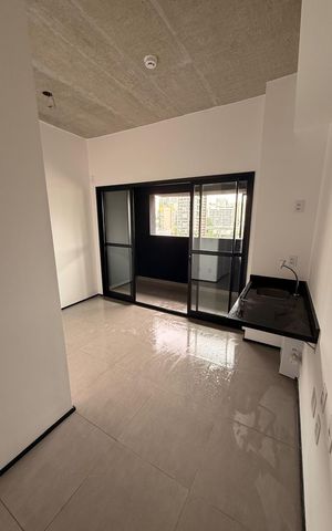 Studio à venda com 26m², 1 quarto e sem vagaSala/cozinha