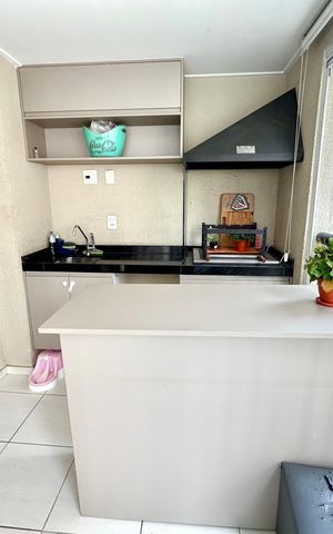Apartamento para alugar com 69m², 2 quartos e 1 vagaVaranda da Sala