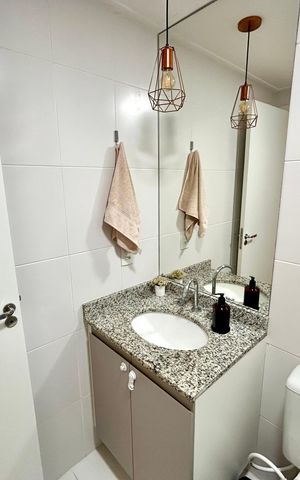 Apartamento para alugar com 69m², 2 quartos e 1 vagaBanheiro da Suíte