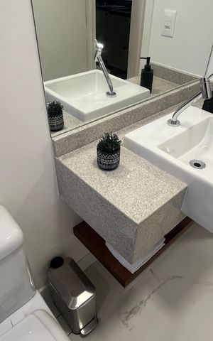 Apartamento para alugar com 46m², 1 quarto e 1 vaga Apartamento para alugar com 46m², 1 quarto e 1 vagaBanheiro social
