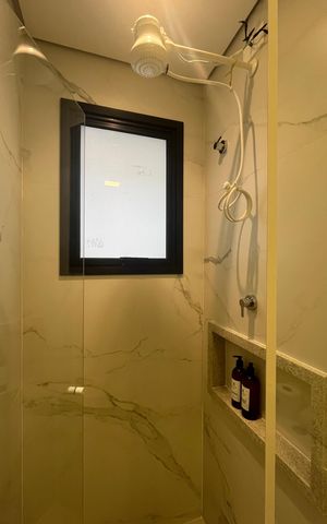 Apartamento para alugar com 46m², 1 quarto e 1 vaga Apartamento para alugar com 46m², 1 quarto e 1 vagaBanheiro social