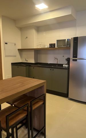 Apartamento para alugar com 46m², 1 quarto e 1 vaga Apartamento para alugar com 46m², 1 quarto e 1 vagaStudio