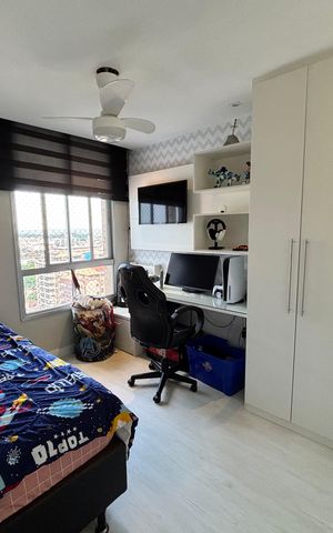 Apartamento à venda com 122m², 4 quartos e 2 vagas Apartamento à venda com 122m², 4 quartos e 2 vagasQuarto 3