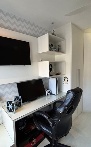 Apartamento à venda com 122m², 4 quartos e 2 vagas Apartamento à venda com 122m², 4 quartos e 2 vagasQuarto 3