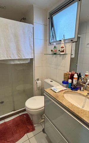 Apartamento à venda com 122m², 4 quartos e 2 vagas Apartamento à venda com 122m², 4 quartos e 2 vagasBanheiro do Quarto 1