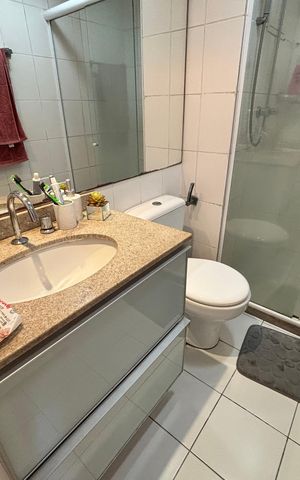 Apartamento à venda com 122m², 4 quartos e 2 vagas Apartamento à venda com 122m², 4 quartos e 2 vagasBanheiro