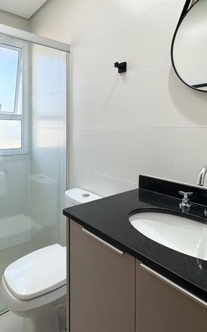 Apartamento à venda com 63m², 2 quartos e 2 vagas Apartamento à venda com 63m², 2 quartos e 2 vagasBanheiro Social