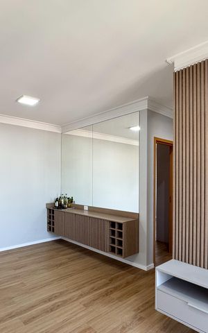Apartamento à venda com 63m², 2 quartos e 2 vagas Apartamento à venda com 63m², 2 quartos e 2 vagasSala