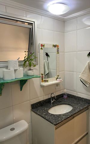 Apartamento à venda com 67m², 3 quartos e 1 vaga Apartamento à venda com 67m², 3 quartos e 1 vagaBanheiro