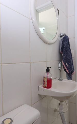 Casa de condomínio à venda com 126m², 3 quartos e 2 vagasLavabo