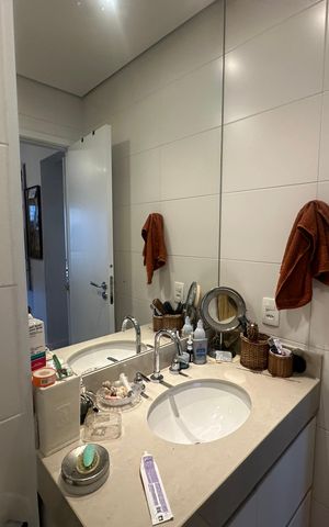 Apartamento para alugar com 112m², 2 quartos e 2 vagas Apartamento para alugar com 112m², 2 quartos e 2 vagasBanheiro da Suíte 2