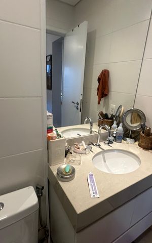 Apartamento para alugar com 112m², 2 quartos e 2 vagas Apartamento para alugar com 112m², 2 quartos e 2 vagasBanheiro da Suíte 2