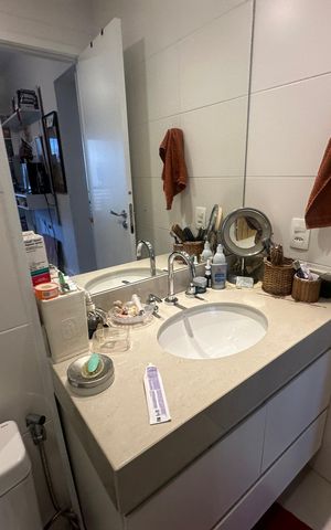 Apartamento para alugar com 112m², 2 quartos e 2 vagas Apartamento para alugar com 112m², 2 quartos e 2 vagasBanheiro da Suíte 2