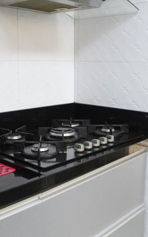 Casa de condomínio para alugar com 117m², 4 quartos e 2 vagasCozinha