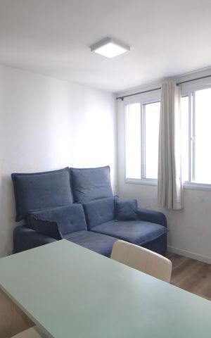 Apartamento à venda com 35m², 2 quartos e 1 vagaSala