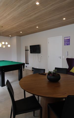 Apartamento à venda com 35m², 2 quartos e 1 vagaSala de jogos