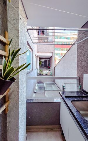 Apartamento para alugar com 45m², 2 quartos e 1 vagaÁrea de Serviço
