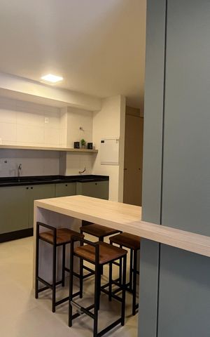 Apartamento para alugar com 46m², 1 quarto e 1 vaga Apartamento para alugar com 46m², 1 quarto e 1 vagaSala/cozinha