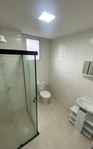 Apartamento para alugar com 35m², 1 quarto e sem vaga Apartamento para alugar com 35m², 1 quarto e sem vagaBanheiro