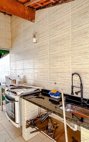 Casa à venda com 230m², 3 quartos e 2 vagasÁrea gourmet